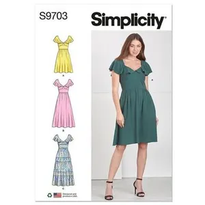 GENERIQUE Patron Simplicity 9703 - Robe du 32 au 48 FR(...) -