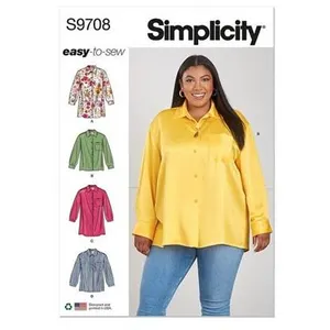 GENERIQUE Patron Simplicity 9708 - Chemisier du 48 au 66 FR(...) -