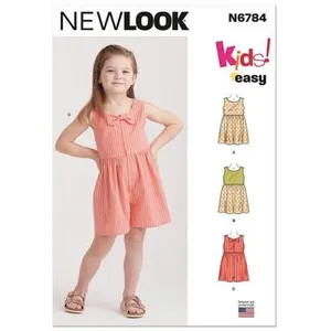 Patron New Look 6784 - Robes et Barboteuse pour Enfants(...) - pas cher