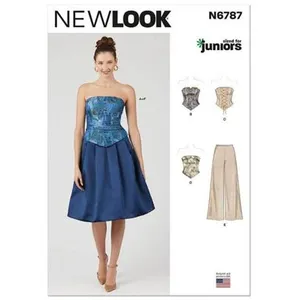 Patron New Look 6787 - Corsets, Pantalon et Jupe pour Jeunes Filles(.....