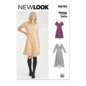 GENERIQUE NEW LOOK UN6765A Robes en tricot pour femme Taille 38-40-42-44-46-46-48-50