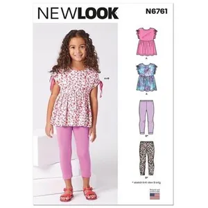 Patron New Look 6761 - Haut et leggings du 98 à 128 (FR)(...) - pas cher