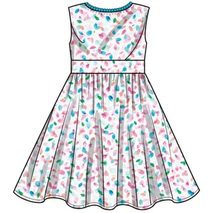 Patron New Look 6726 - Robes pour enfants avec variantes de 06 mois à ...