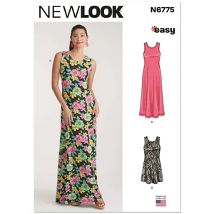 Patron New Look 6775 - Robe en Tricot en Deux Longueurs pour jeunes Fe...