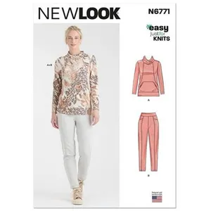 GENERIQUE Patron New Look 6771 - Haut et pantalon du 32 au 54 FR(...) -