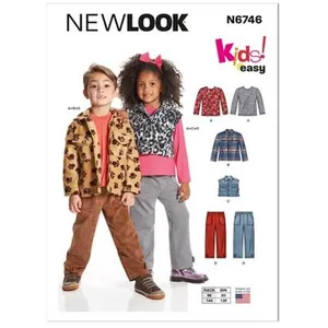 GENERIQUE Patron New Look 6746 - Veste et pantalon du 98 à 128 (FR)(...) -