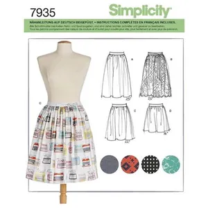GENERIQUE Patron Simplicity 8211 Jupe dame(...) -
