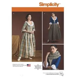GENERIQUE Patron Simplicity 7925.H5 Déguisement femme S8161.H5-(S7925)