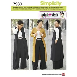 GENERIQUE Patron Simplicity 8177 Ensemble femme(...) -