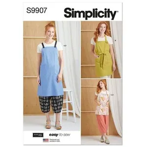 Patron Simplicity 9907 - Tabliers et pantalons(...) -