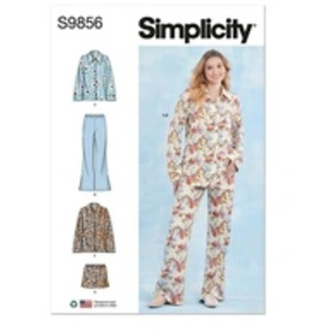 Patron Simplicity 9856 - Vêtements de nuit pour dames(...) -