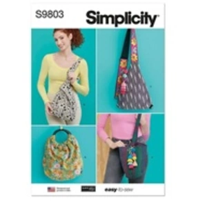 sperenza Patron Simplicity 9803 - Sacs en quatre styles par Elaine Heigl Design... pas cher