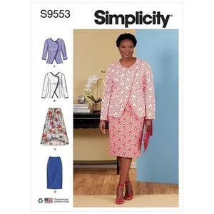 GENERIQUE Patron Simplicity 9553 - Veste et Jupes pour dames(...) -