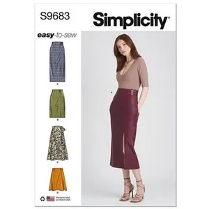 GENERIQUE Patron Simplicity 9683 - Jupe du 36 au 54 (FR)(...) -