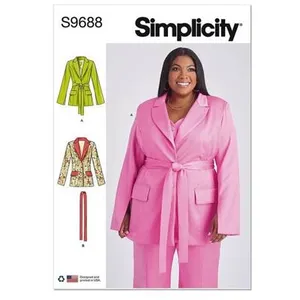 GENERIQUE Patron Simplicity 9688 - Blouson avec ceinture(...) - pas cher