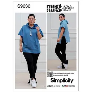 GENERIQUE Patron Simplicity 9636 - Sweat et legging du 32 au 48 (FR)(...) -