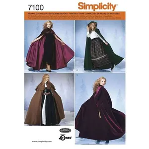 GENERIQUE Simplicity Capes-XS Simplicitã  pour Jeune Femme, S, M, L 5794 Blanc