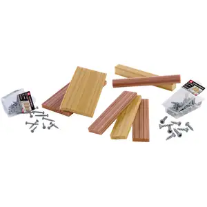 Creative Construction Wood Nails and Screw Bundle pas cher