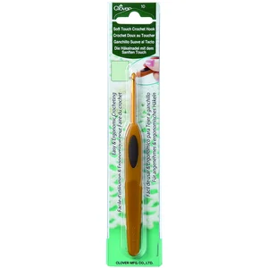 Crochets ergonomiques en ALUMINIUM N° 2 à 6 - Clover(...) -