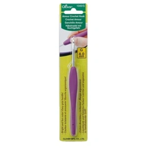 Crochet Amour de 15cm N°0.6 à 12 - Clover(...) -