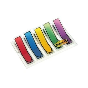 Post-it étui transparent pour notes dindex 11,9 x 43,2 mm avec 5 blocs... pas cher