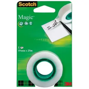 Scotch - Ruban Invisible Scotch Magic 19mmx25m le rouleau recharge pas cher