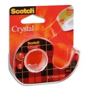 Comparateur de prix : Scotch - Ruban adhésif Crystal super-transparent 19mmx15m