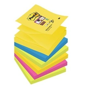 POST-IT Lot de 6 bloc-notes Super Sticky - Couleurs Rio pas cher