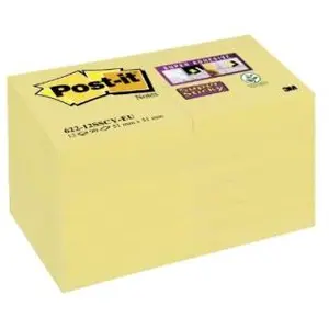 Post-it® Post-it 622-12sscy-eu lot de 12 blocs de notes 90 feuilles 51 x 51 mm jaune pas cher