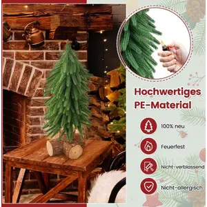 Northix Sapin de Noël artificiel de table de 40 cm de haut avec 200 po... pas cher