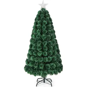 B2X Arbre de Noël artificiel de 150 cm avec 8 modes d'éclairage Sapin ... pas cher
