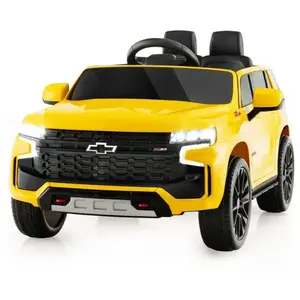 B2X Voiture électrique Chevrolet pour enfants avec télécommande 2,4 g et a... pas cher
