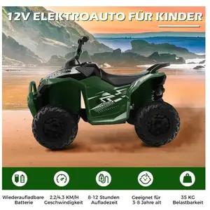 Northix Quad électrique pour enfants 12V avec vitesse et vitesse de 2,2/4,3 km... pas cher