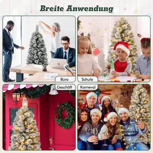 Northio Arbre de Noël artificiel avec lumières, arbre festif, arbre ar... pas cher