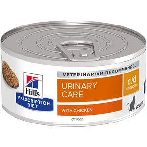 Comparateur de prix : 24x156g C/D Multicare Hill's Prescription Diet poulet pour chat