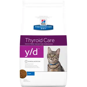 Comparateur de prix : 1,5kg y/d Thyroid Care Hill's Prescription Diet - Croquettes pour chat