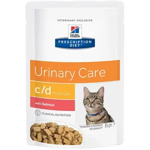 Comparateur de prix : Hill's Prescription Diet c/d Aliment pour chat au saumon