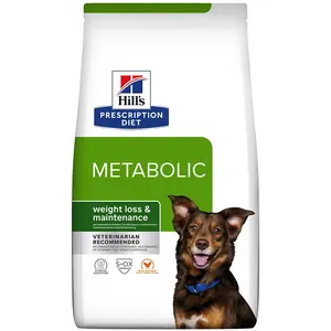 Comparateur de prix : 12kg Metabolic Hill's Prescription Diet Canine Croquettes pour chien