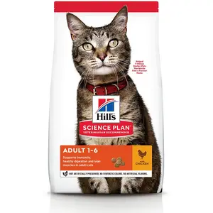 Comparateur de prix : 1,5kg Adult Optimal Care Hill's Feline Poulet Croquettes pour chat