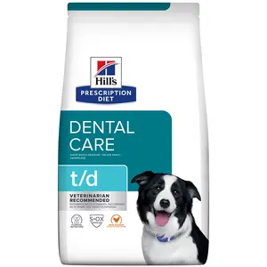 Comparateur de prix : Hill's Prescription Diet t/d Dental Care poulet pour chien - 4 kg