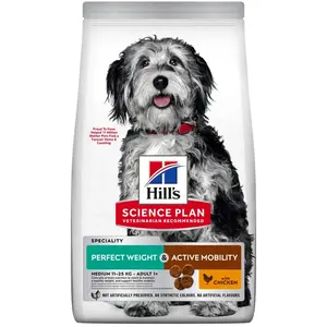 Croquette pour chien Hill's Perfect et Active mobility Medium - 12 KG pas cher