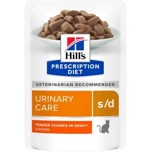 Hill's Prescription Diet s/d Urinary Care poulet pour chat - 12 x 85 g pas cher