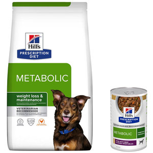6.5kg Poulet Hill's Prescription Diet Metabolic croquettes pour chien ... pas cher