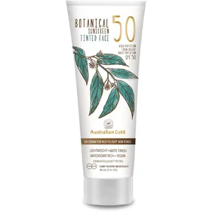 Australian Gold Botanical Tinted Face Bb Cream Spf50 Rich Deep 88ml pas cher