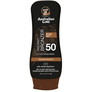 Australian Gold Lotion solaire SPF50 avec poudre bronzante 237 ml