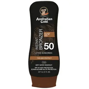 Australian Gold Australian Gold - Sunscreen Lotion W. Bronzer 237 Ml - Spf 50 pas cher