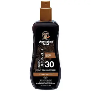 Australian Gold Sunscreen Spf30 Spray Gel With Instant Bronzer 237 Ml pas cher