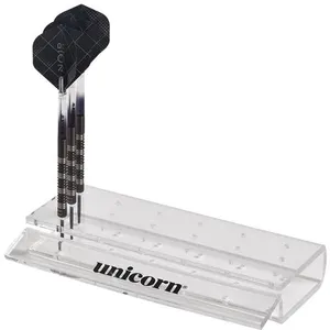 Comparateur de prix : Unicorn Support de fléchette transparent 18 x 8,5 x 3 cm