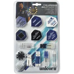 Unicorn kit d'accessoires Gary Anderson 64 pièces bleu/blancVendu paramazon