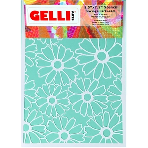 Comparateur de prix : Gelli Arts Pochoir Fleurs pour Impression 12.7 x 17.8 cm